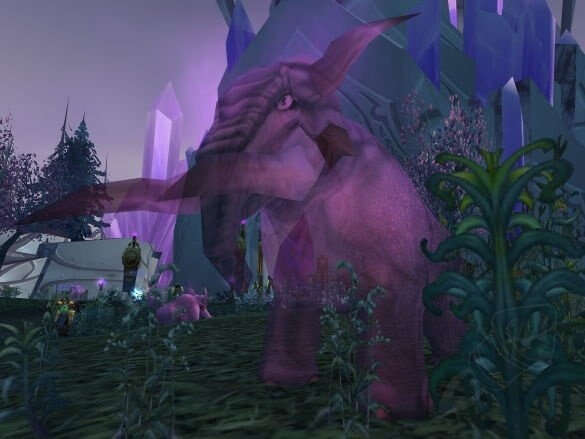 Azuremyst Pink Elekk Screenshot